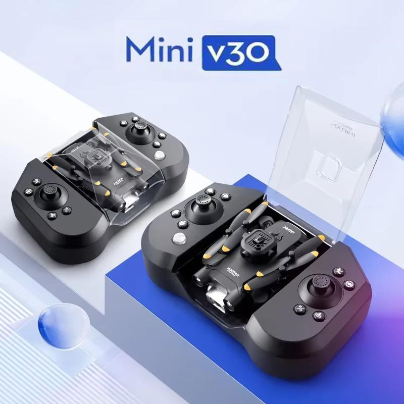 Rc Helicopter Mini - ミニドローンv30,HDカメラ,fpv rc,プロの5面障害物回避,ヘリコプターのおもちゃ,XIAOMI-4DRC p,1080