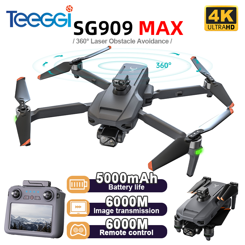 Rc Helicopter Electric - Teeggi SG909 MAX GPS ドローン 4K