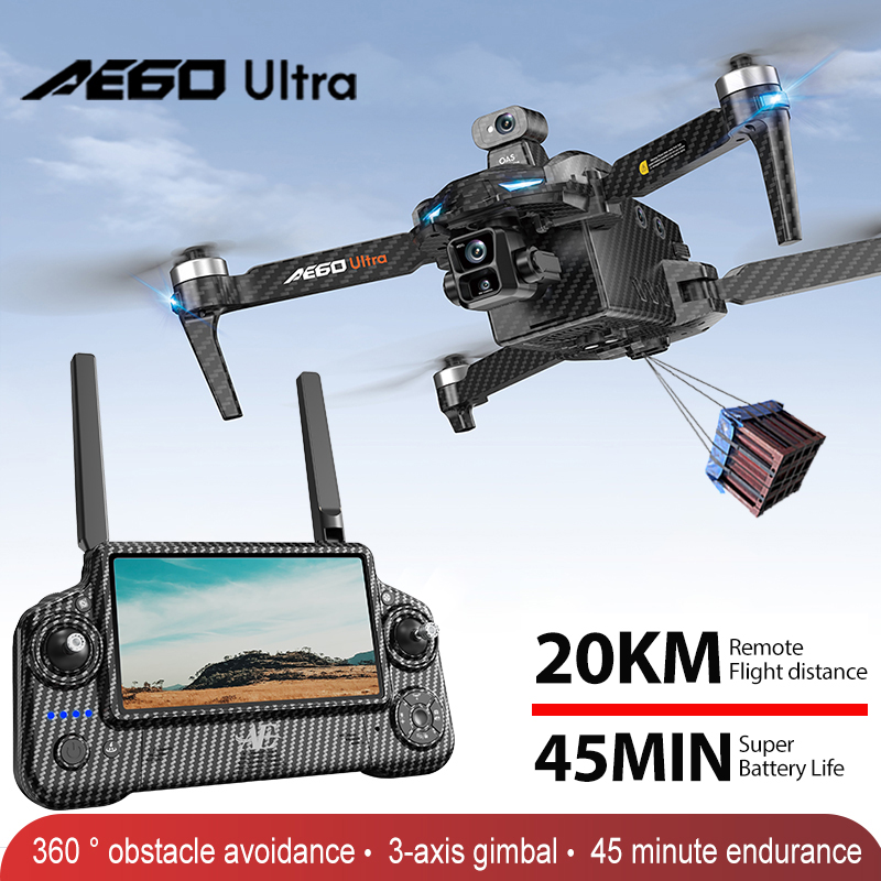 Rc Helicopter Electric - AE60 GPSドローン プロフェッショナル 8Kカメラ 3軸ジンバル 空撮FPV