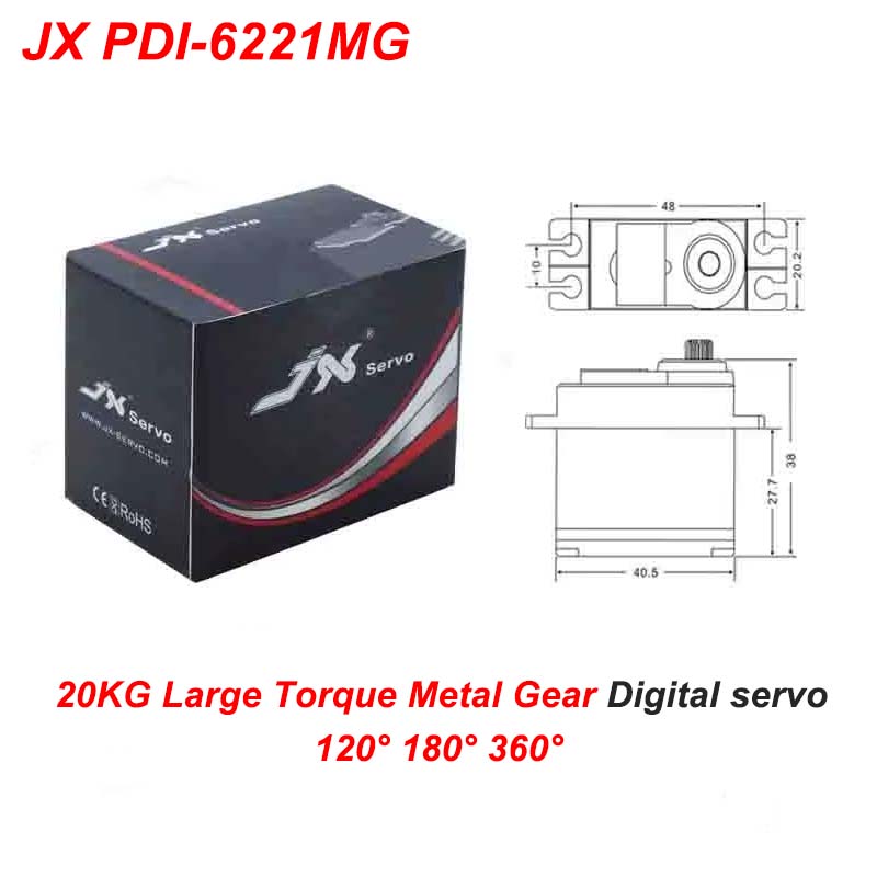 JX PDI-6221MG 20KG 大トルクメタルギアデジ - Rc Helicopter Large のレビューと価格