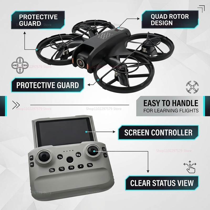 2026年新型M5ミニドローン 8K HDカメラ 障害物回避 - Rc Helicopter Mini のレビューと価格