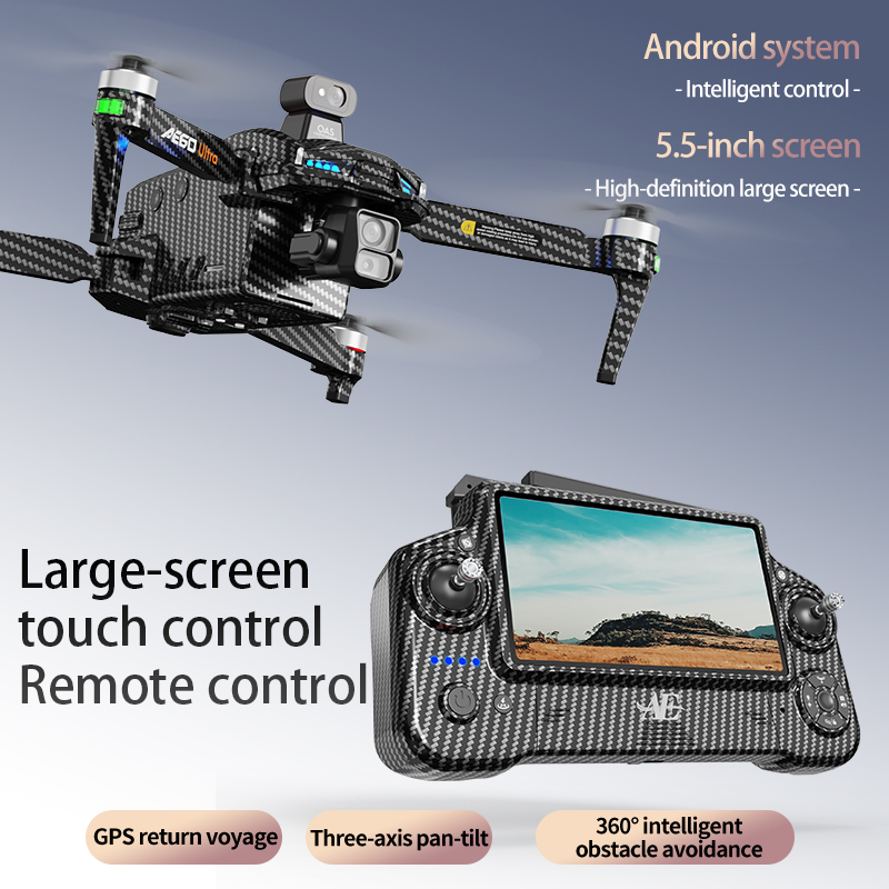 AE60 GPSドローン プロフェッショナル 8Kカメラ 3 - Rc Helicopter Electric のレビューと価格