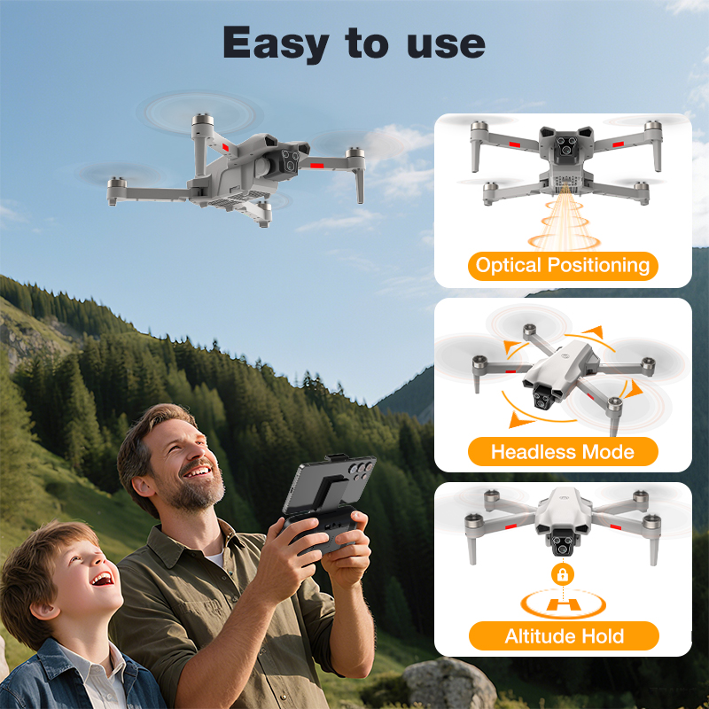 新型ホットL017プロドローン ブラシレス 3Dロール 36 - Rc Helicopter Electric のレビューと価格