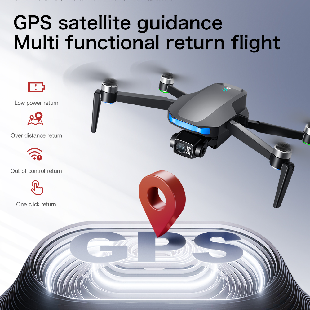 新型S-X1 MAXドローン GPS 8Kプロフェッショナル - Rc Helicopter Case のレビューと価格