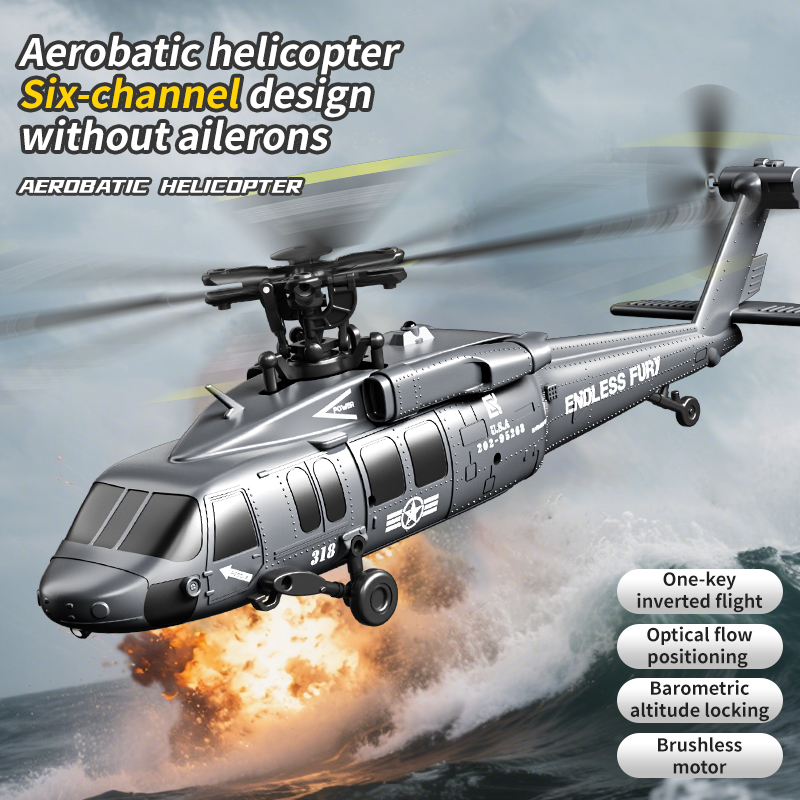 U9901 ブラシレスRTF RCヘリコプター 6CHジャイ - Rc Helicopter Large のレビューと価格